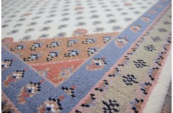 Piękny beżowo-brązowy dywan indyjski MIR Kanchipur 100% wełniany wart 6000zł - promocja