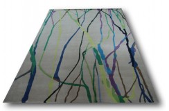 Dywan Brink & Campman Xian 78108 100% akryl 170x240cm nowoczesny design -50% biały w kolorowe fale