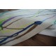 Dywan Brink & Campman Xian 78108 100% akryl 170x240cm nowoczesny design -50% biały w kolorowe fale