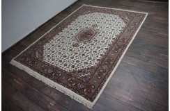 Beżowy piękny dywan bidjar z motywem heratu 100% wełna ręcznie tkany 170x230cm