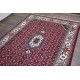 Czerwony klasyczny dywan Bidjar z Indii 170x240cm wzór HERATI z medalionem
