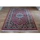 Ręcznie tkany dywan Bidjar Kanchipur 100% wełna 160x225cm Indie piękny perski wzór klasyczny czerwony