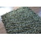 Zielony ciekawy dywan wełniany Ava Handfab jak robiony na szydełku baaardzo gruby