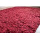 Mięciutki dywan shaggy czerwienie wełna i poliester 160x230