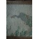 Naturalny JEDWABNY KWIATOWY dywan TIANJIN (CHINY) lusksuowy jedwab obrazkowy wzór ręcznie tkany rajski ptak