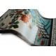 Obrazkowy lśniący jedwabny dywan z Chin śliczny ręczny chodniczek 48x91cm
