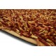 Jedyny nieprawdopodobnie gruby dywan 9cm shaggy wełna filcowana pomrańczowy 250x340cm