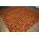 Jedyny nieprawdopodobnie gruby dywan 9cm shaggy wełna filcowana pomrańczowy 250x290cm