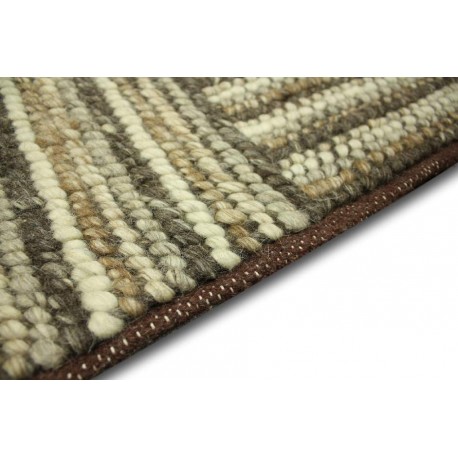 LUKSUSOWY niezwykły dywan BRINKER FEEL GOOD CARPETS CORBIN CORCB03 wełna filcowana naturalny 200x300cm