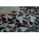 Luksusowy lśniący dywan z jedwabiu waza z kwiatami Chiński majstersztyk piękny 71x155cm