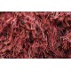 Puszysty dywan shaggy z wełny filcowanej i poliesteru 165x235m Indie ręcznie tkany tanio nasycony ceglasty