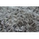 Puszysty dywan shaggy z wełny filcowanej i poliesteru 165x235m Indie ręcznie tkany tanio jasny brązowy