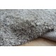 Puszysty dywan shaggy z wełny filcowanej i poliesteru 165x235m Indie ręcznie tkany tanio jasny brązowy