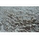 Gruby dywan shaggy z wełny filcowanej i poliesteru 165x235m Indie ręcznie tkany tanio jasny ecru
