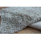 Piękny dywan shaggy z wełny filcowanej i poliesteru 165x235m Indie ręcznie tkany tanio jasny ecru