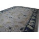 Szary dywan z kwiatowymi palmetami ziegler 155x245cm wełna