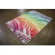 Miękki dywan jak obraz 140x200 piękne kolory i design bawełna poliester i kryl
