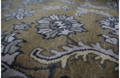 Kwiatowe palmety - tradycyjny ręczny dywan Indyjski 155x245cm wełna 100%