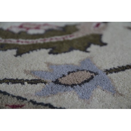 Beżowy wełniany dywan w tradycyjnym wzornictwie 155x245cm Ziegler