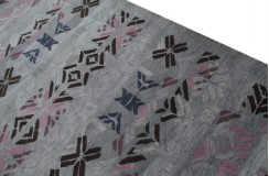 100%wełna gruby dywan z Indii nowoczesny 240x240 wielki salonowy szary