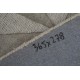 Jasny bązowy tani dywan wełniany z Indii wielki 275x365cm dwupoziomowy ręcznie tkany