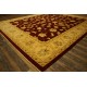 Bordowy oryginalny ręcznie tkany dywan Ziegler Farahan z Pakistanu 100% wełna 250x300cm ekskluzywny