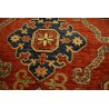 Królewska czerwień dywan Kazak tkany ręcznie przez Nomadów 140x200cm