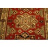 Królewska czerwień dywan Kazak tkany ręcznie przez Nomadów 170x220cm