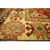 Królewska czerwień dywan Kazak tkany ręcznie przez Nomadów 170x220cm