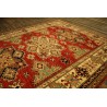 Królewska czerwień dywan Kazak tkany ręcznie przez Nomadów 170x220cm
