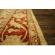 Beżowy z czerwonym akcentem luksusowy ręcznie tkany dywan Ziegler ok 200x300cm Pakistan 100% wełna
