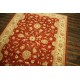 Czerwony oryginalny ręcznie tkany dywan Ziegler Farahan z Pakistanu 100% wełna ok 170x240cm ekskluzywny