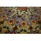 Wielki luksusowy dywan Kashan (Keszan) z Iranu 100% wełna 3x4m tradycyjny perski oryginał beżowy