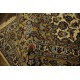 Wielki luksusowy dywan Kashan (Keszan) z Iranu 100% wełna 3x4m tradycyjny perski oryginał beżowy
