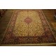 Wielki luksusowy dywan Kashan (Keszan) Old z Iranu 100% wełna 270x360m tradycyjny perski oryginał pólantyczny