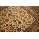 Wielki luksusowy dywan Kashan (Keszan) Old z Iranu 100% wełna 280x340cm tradycyjny perski oryginał pólantyczny