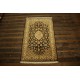 Czarny luksusowy dywan Kashmir z Indii 100% czysty jedwab ręcznie tkany 80x128cm