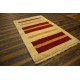 Niezwykły ręcznie gęstotkany dywan Loribaft Rizbaft Kaszkuli z Iranu 77x122cm