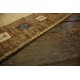 Niezwykły ręcznie gęsto tkany dywan Loribaft Rizbaft Kaszkuli z Iranu 80x143cm
