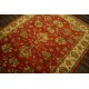 Czerwony oryginalny ręcznie tkany dywan Ziegler Farahan z Pakistanu 100% wełna 188x276cm ekskluzywny