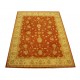 Ceglasty luksusowy dywan Ziegler oryginał wartościowy ręcznie tkany dywan 140x200cm