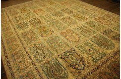 Jedwabny gęsto tkany dywan Kaszmir z Indii 100%jedwab naturalny 3x4m