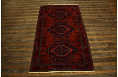 Dywan unikatowy 100% wełna ręcznie tkany z Azerbejdżanu 121x207cm