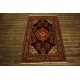 Kaukaski unikatowy gęsto tkany dywan Azerbejdżan Rosja 122x188cm kwiatowy medalion