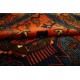 Kaukaski unikatowy gęsto tkany dywan Azerbejdżan Rosja 122x187cm kwiatowy medalion
