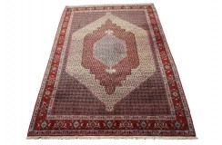 100% wełniany luksusowy dywan Bidjar (Bidżar) Senneh (Bukan) z Iranu 100% wełna najwyższej jakosci motyw heratu 200x300cm