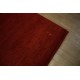 Gładki ciemno-czerwony nowoczesny dywan Indyjski gabbeh ręcznie tkany 170x240cm piękny