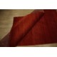 Gładki ciemno-czerwony nowoczesny dywan Indyjski gabbeh ręcznie tkany 170x240cm piękny