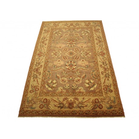 Fioletowy oryginalny ręcznie tkany dywan Ziegler Farahan z paksitanu 100% wełna 188x283cm ekskluzywny