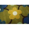 100% wełna gruby dywan z Indii 150x240cm kolorowy design